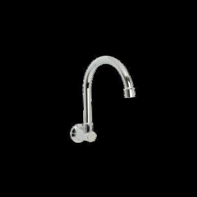 Ram Southern Cross Wall Sink Gooseneck Spout 175mm Chrome - Image 3
