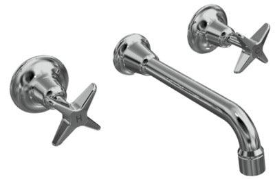 Ram Southern Cross Wall Spa Set with 200mm Spa Spout Chrome - Image 3