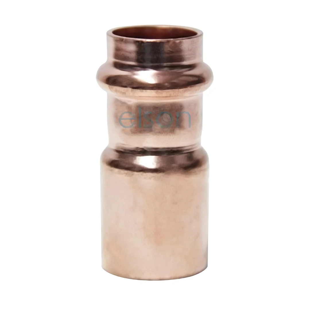Copper Press Reducing Coupling MF - Gas