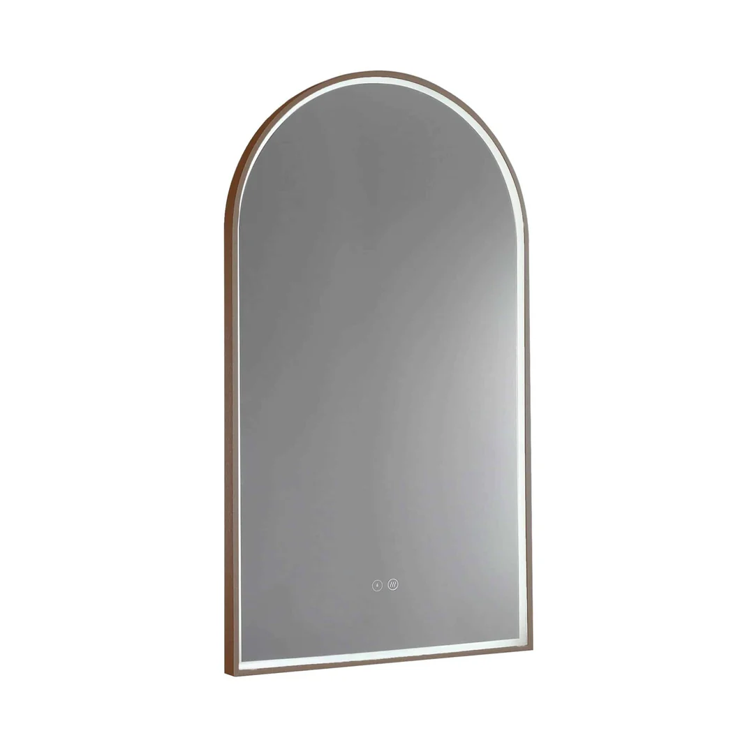 Remer Arch 500D Led Mirror With Cuban Bronze Frame