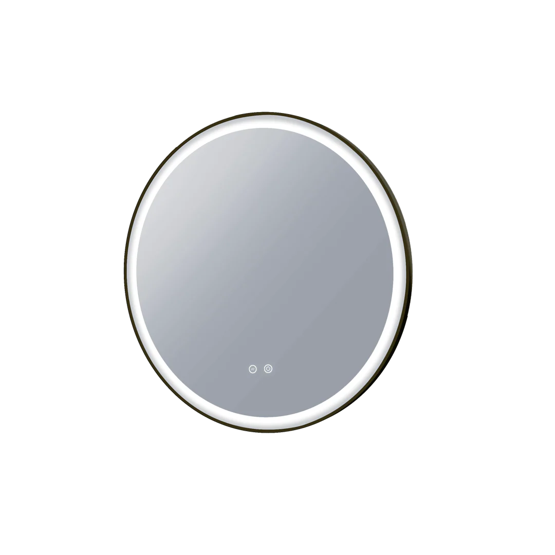 Remer Eclipse 600 Black Led Mirror 600W X 600H X 33D E60D-Mb - Image 2