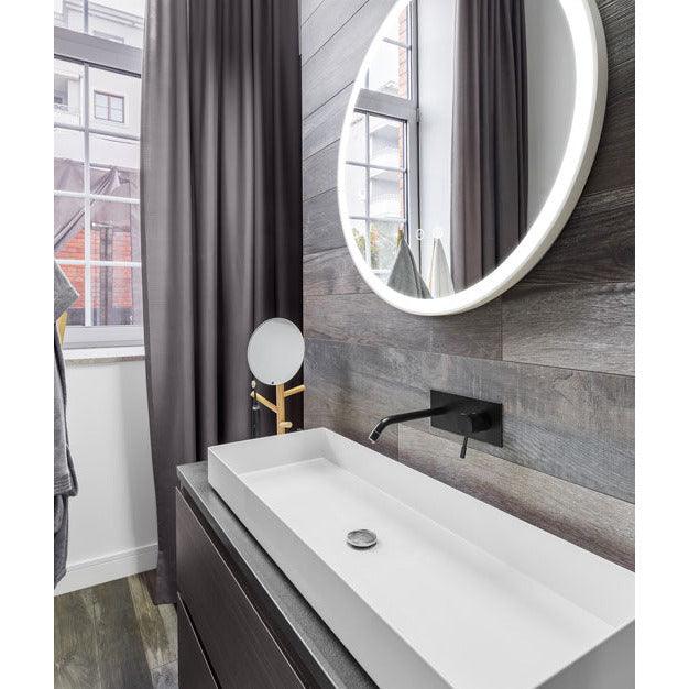 Remer Eclipse 600 Black Led Mirror 600W X 600H X 33D E60D-Mb - Image 7