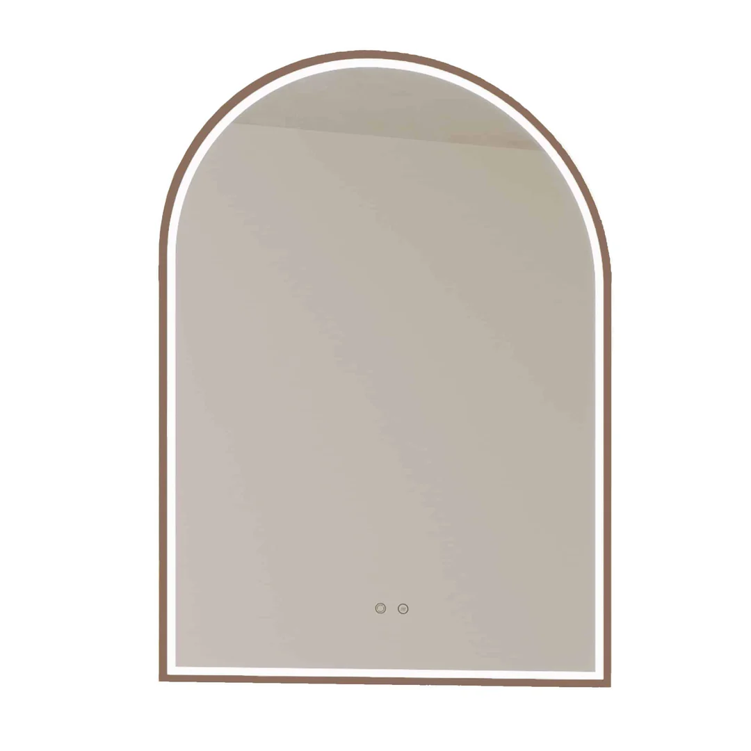Remer Great Arch 700D Led Mirror Cuban Bronze Frame With Mirage Magnifier