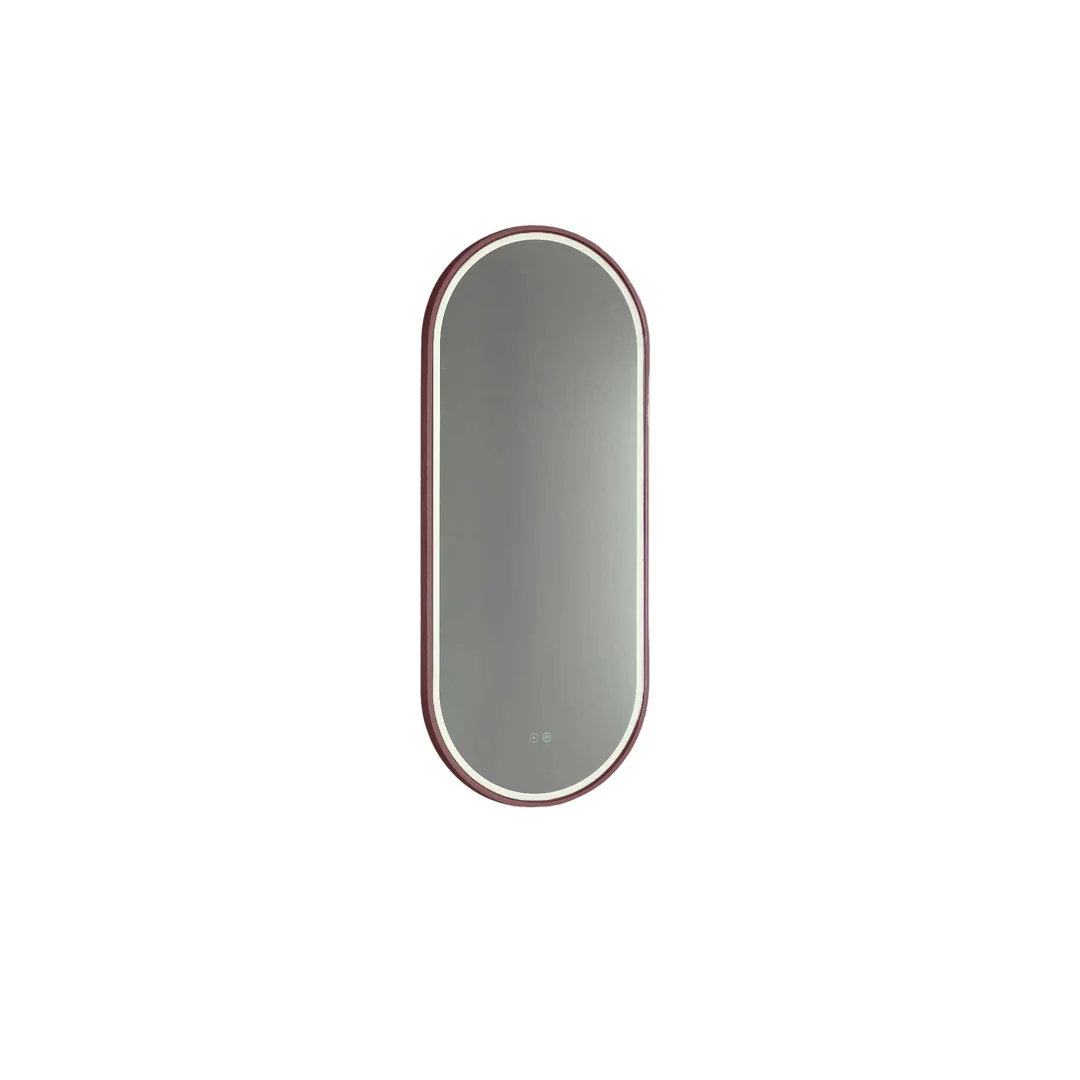 Remer Great Gatsby Led Mirror Cuban Bronze Frame With Mirage Magnifier