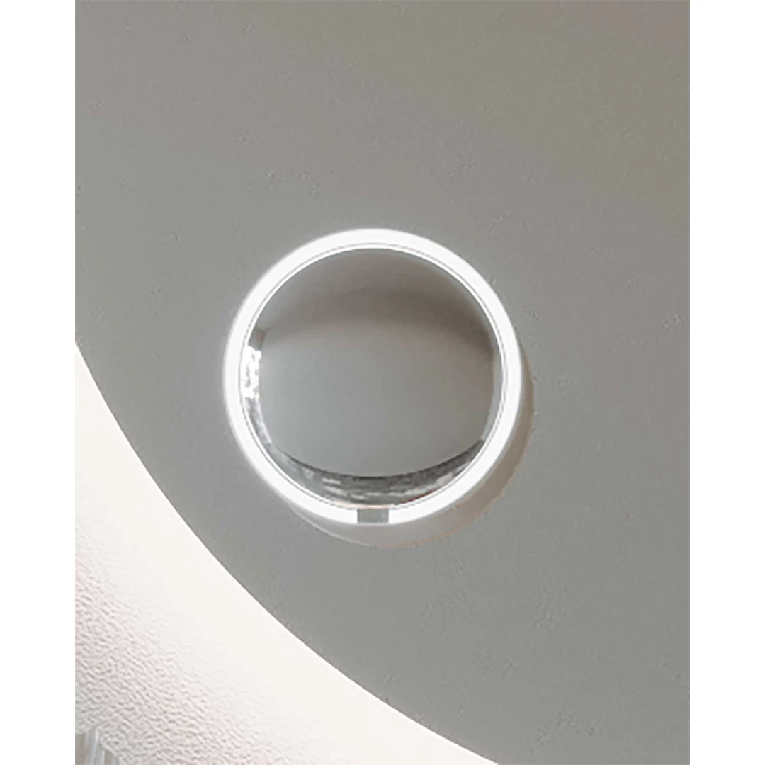 Remer Great Gatsby Led Mirror Milano White Frame With Mirage Magnifier - Image 2