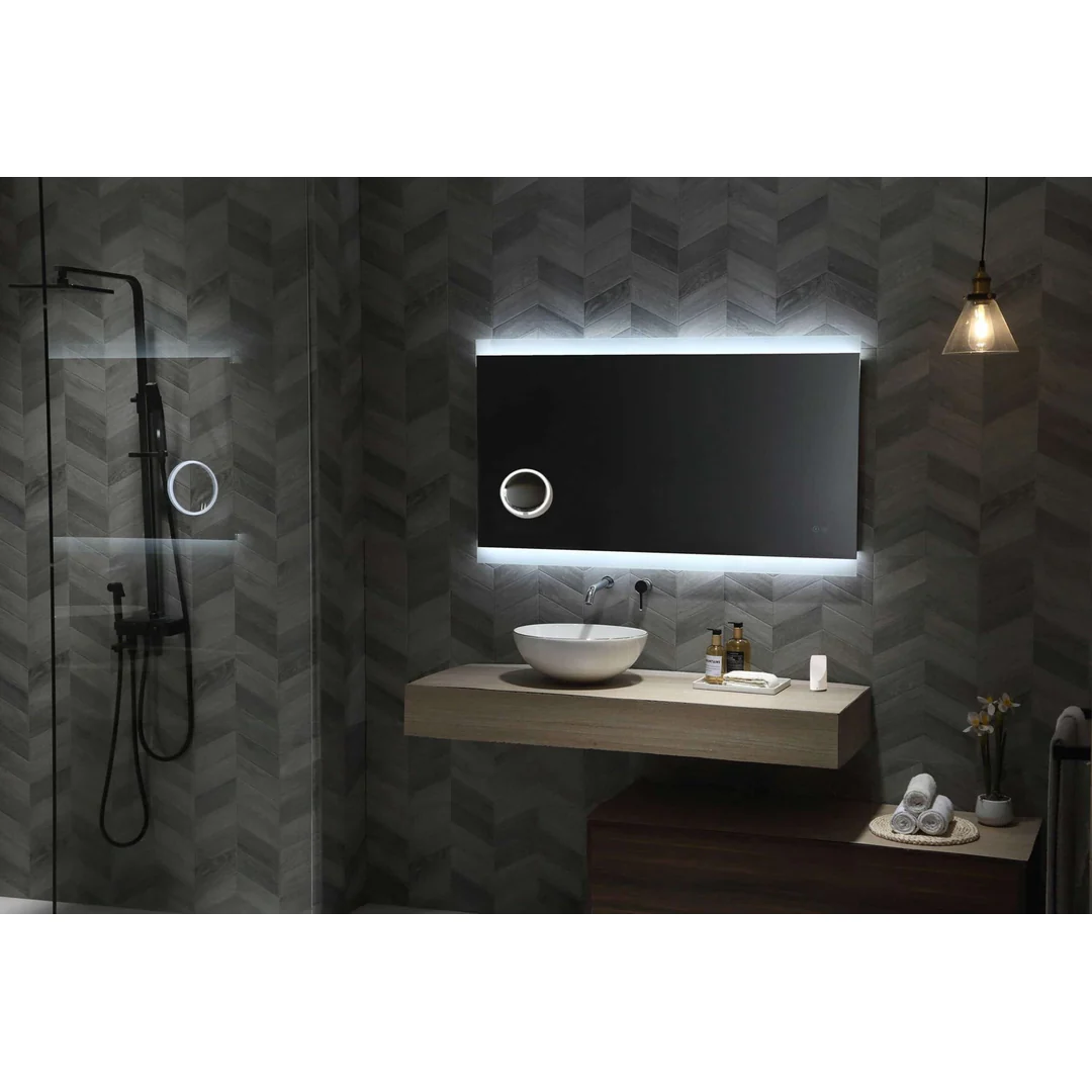 Remer Miro 1200Dmm Rectangle Led Mirror With Mirage Magnifier