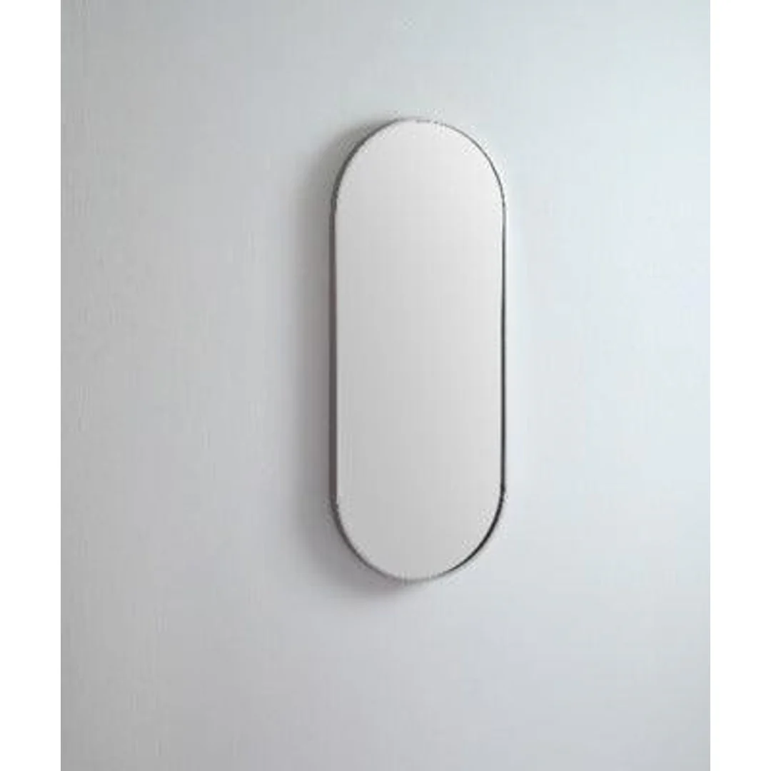 Remer Modern Oblong 460X1210 Brushed Nickel Mirror 460W X 1210H X 40D Mo46121-Bn - Image 2