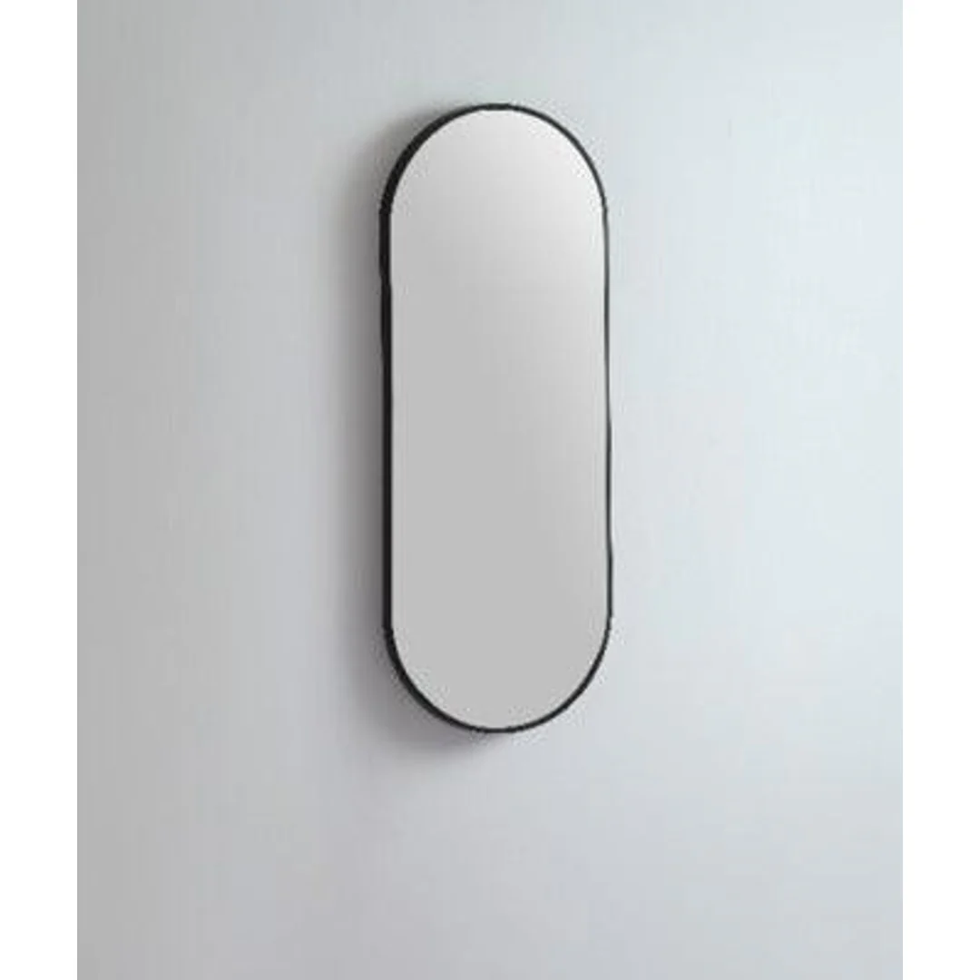 Remer Modern Oblong 460X1210 Matt Black Mirror 460W X 1210H X 40D Mo46121-Mb - Image 2