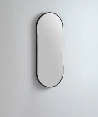 Remer Modern Oblong 460X1210 Matt Black Mirror 460W X 1210H X 40D Mo46121-Mb - Image 4