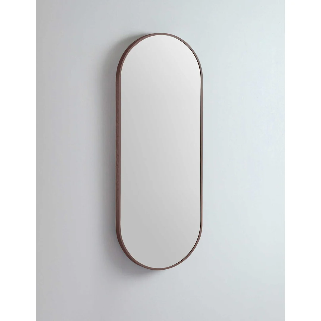 Remer Modern Oblong Cuban Bronze Framed Mirror