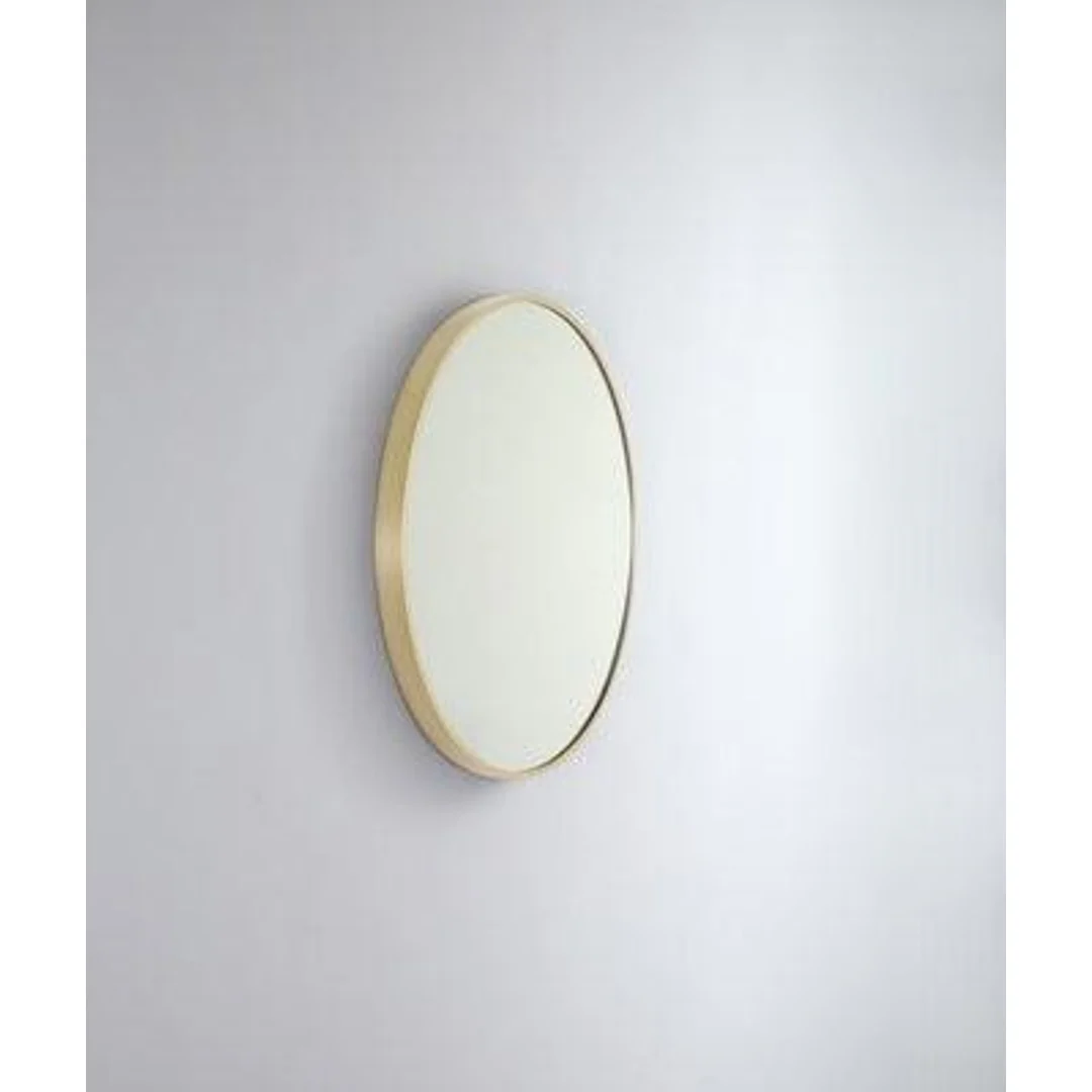 Remer Modern Round 810 Brushed Brass Mirror 810W X 810H X 40D Mr81-Bb