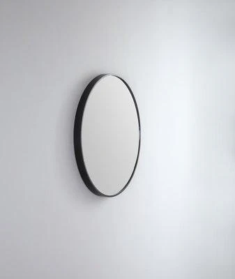 Remer Modern Round 810 Matt Black Mirror 810W X 810H X 40D Mr81-Mb - Image 4
