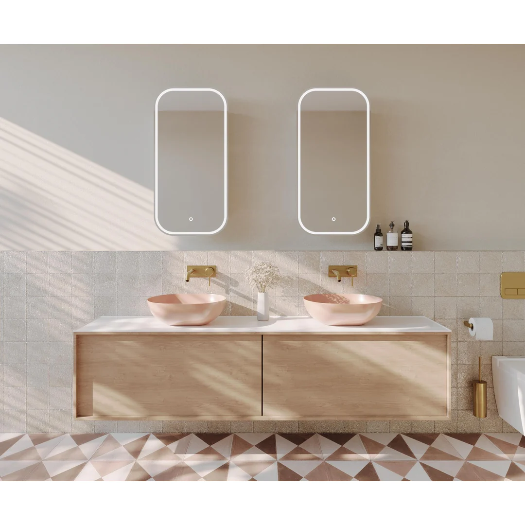 Remer Piazza Led Shaving Cabinet With With Cuban Bronze Frame - Image 2