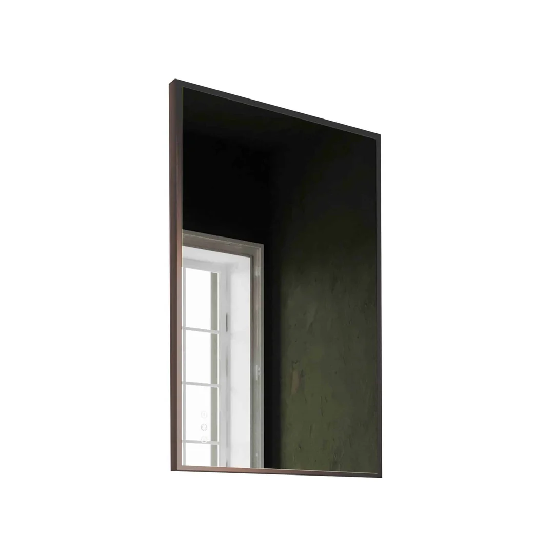 Remer R-Series Backlit Led Mirror With Demister Cuban Bronze Frame 900X600