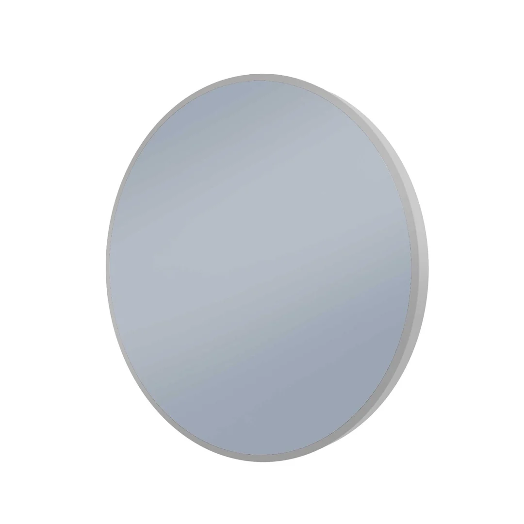 Remer S-Series 600 Round Backlit Led Mirror Brits Nickel Frame