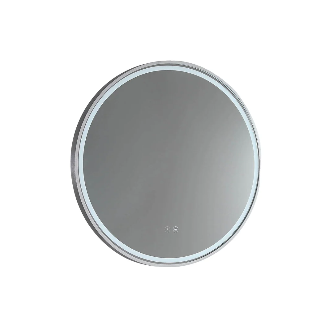 Remer Sphere 600 Round Led Mirror Demister Bluetooth Georgian Metal Frame Mirage Magnifier