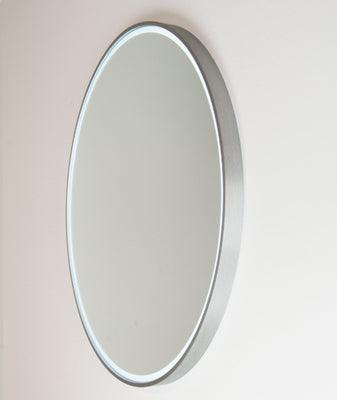 Remer Sphere 800 Brushed Nickel Led Mirror 810W X 810H X 40D S80-Bn - Image 4
