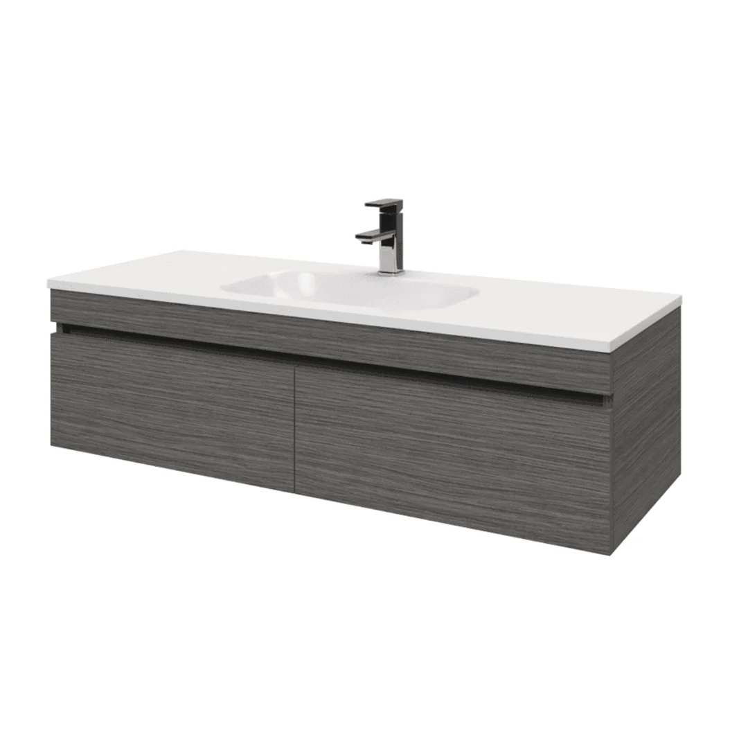 Rifco Allure W/Hung Vanity 1200 Stadium Top 1 Tap Hole - Image 2