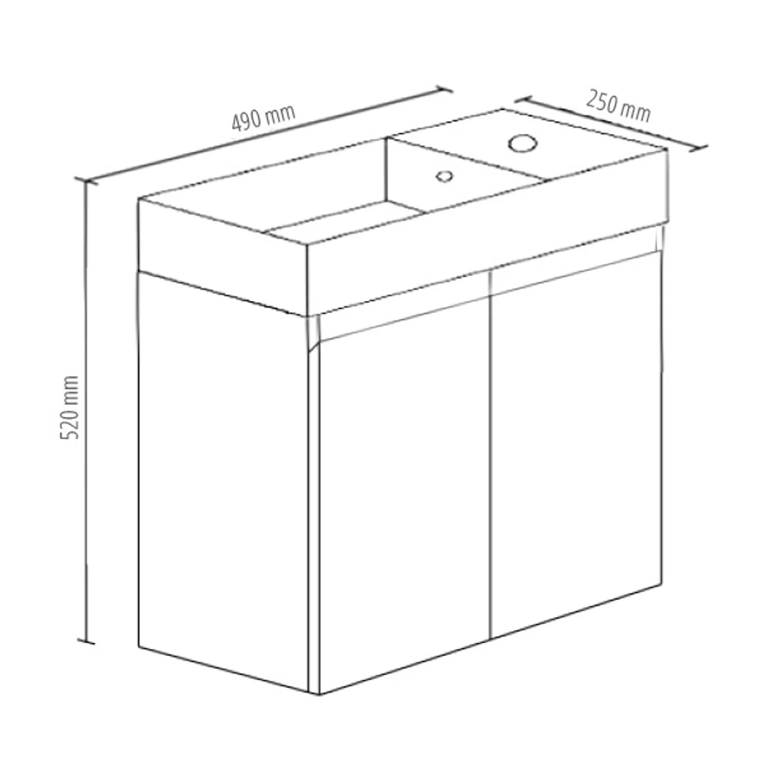 Best BM Rio Wall Hung Vanity - Image 4