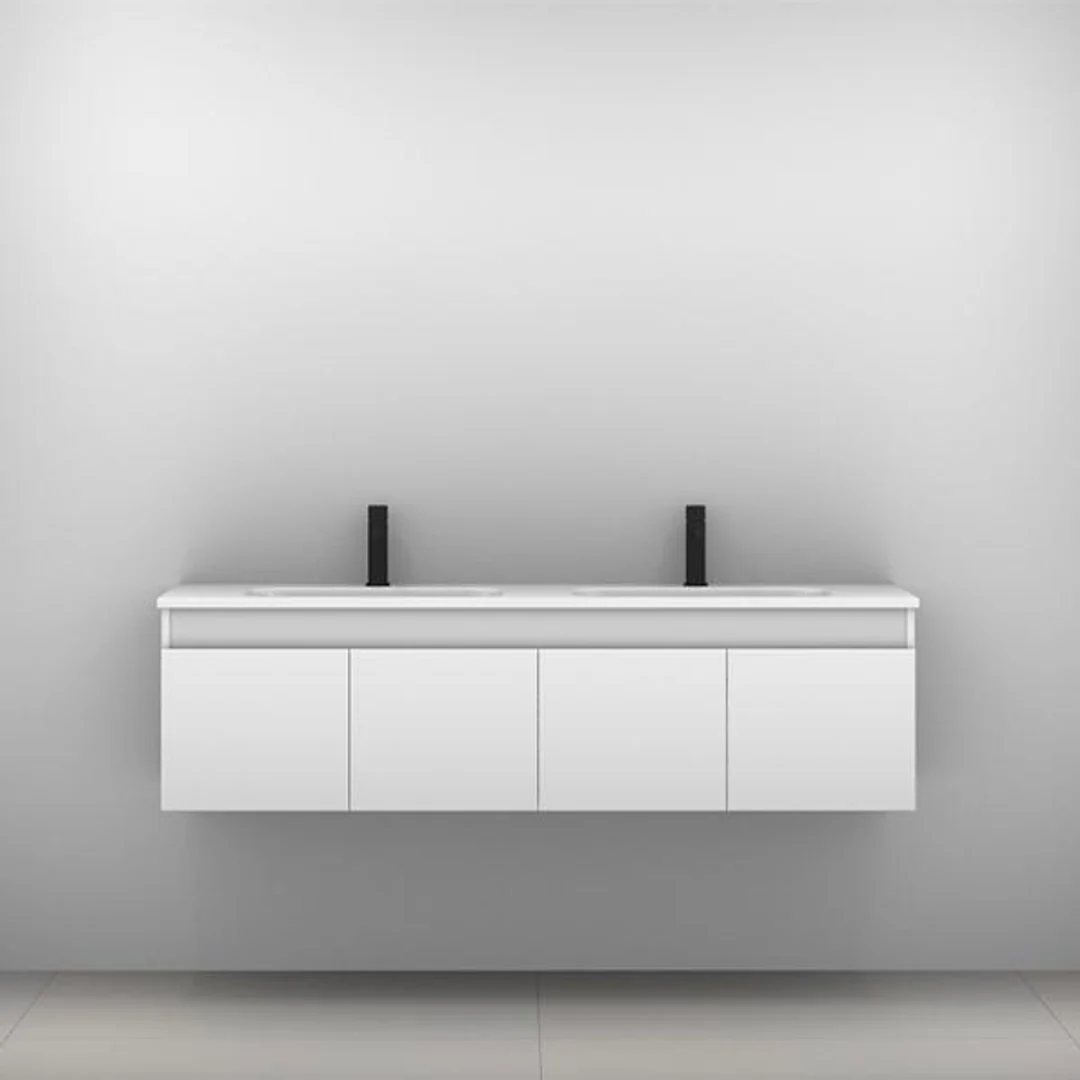 Rockford Vanity 1500mm Double Bowl Haven Top Wall Hung(Timberln P#:Rd152Hw) - Image 4