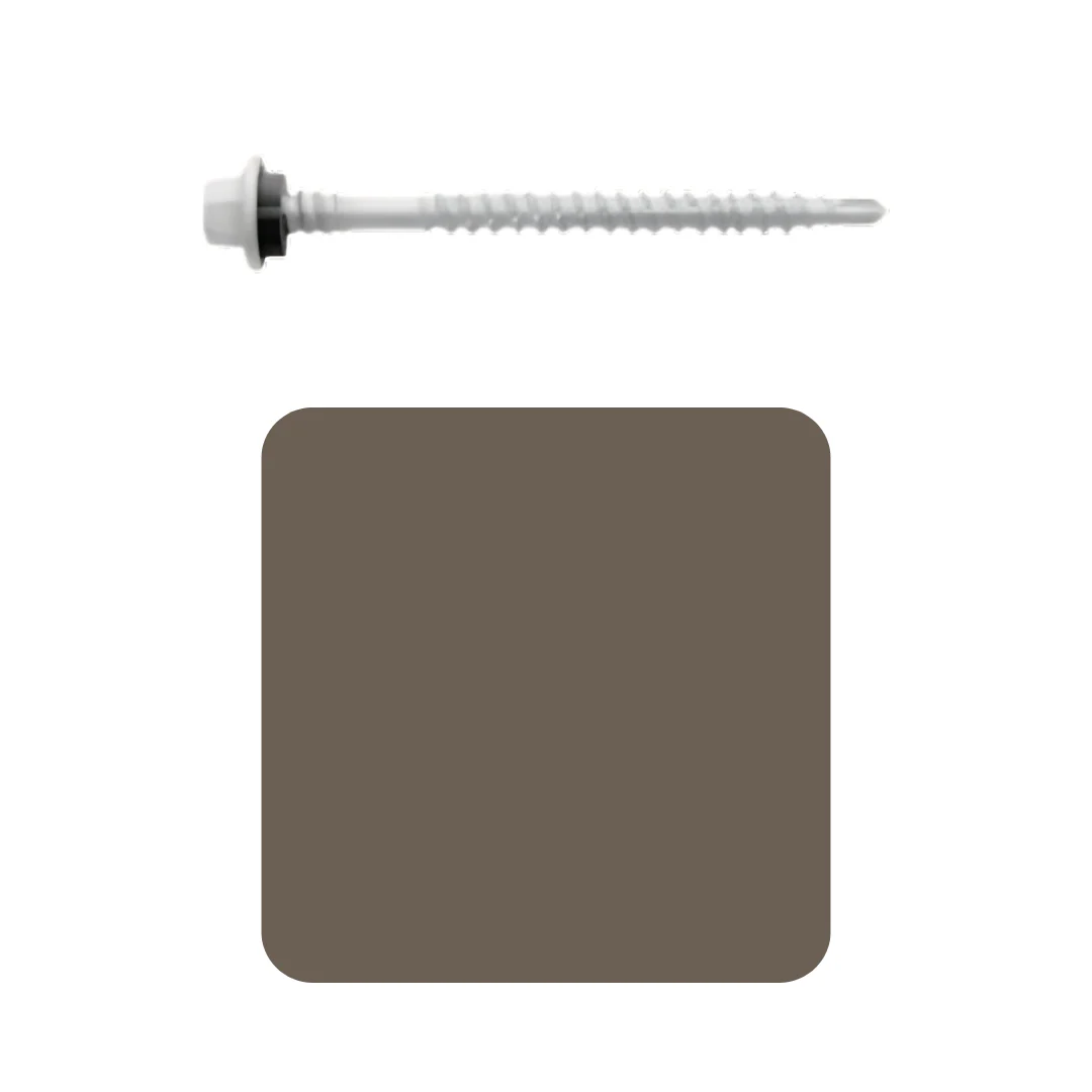 Roofing Screw Timber/Metal M6# 25mm Colorbond (100 Pack) - Image 12