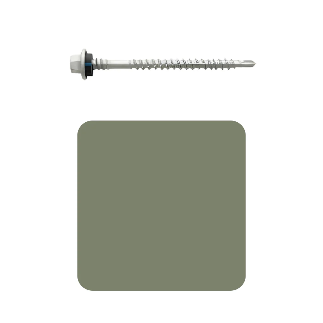 Roofing Screw Timber/Metal M6# 25mm Colorbond (100 Pack) - Image 15