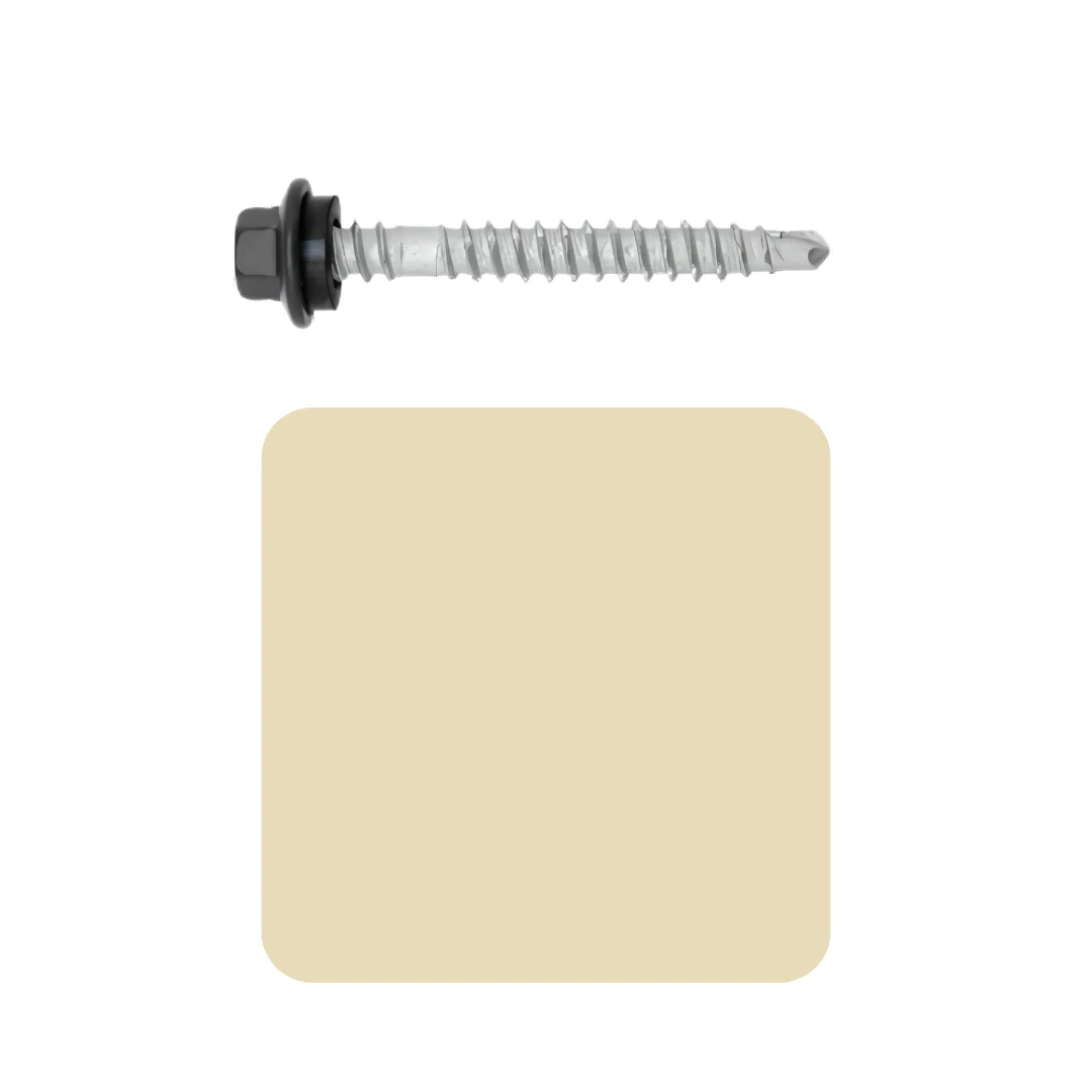 Roofing Screw Timber/Metal M6# 25mm Colorbond (1000 Pack) - Image 14
