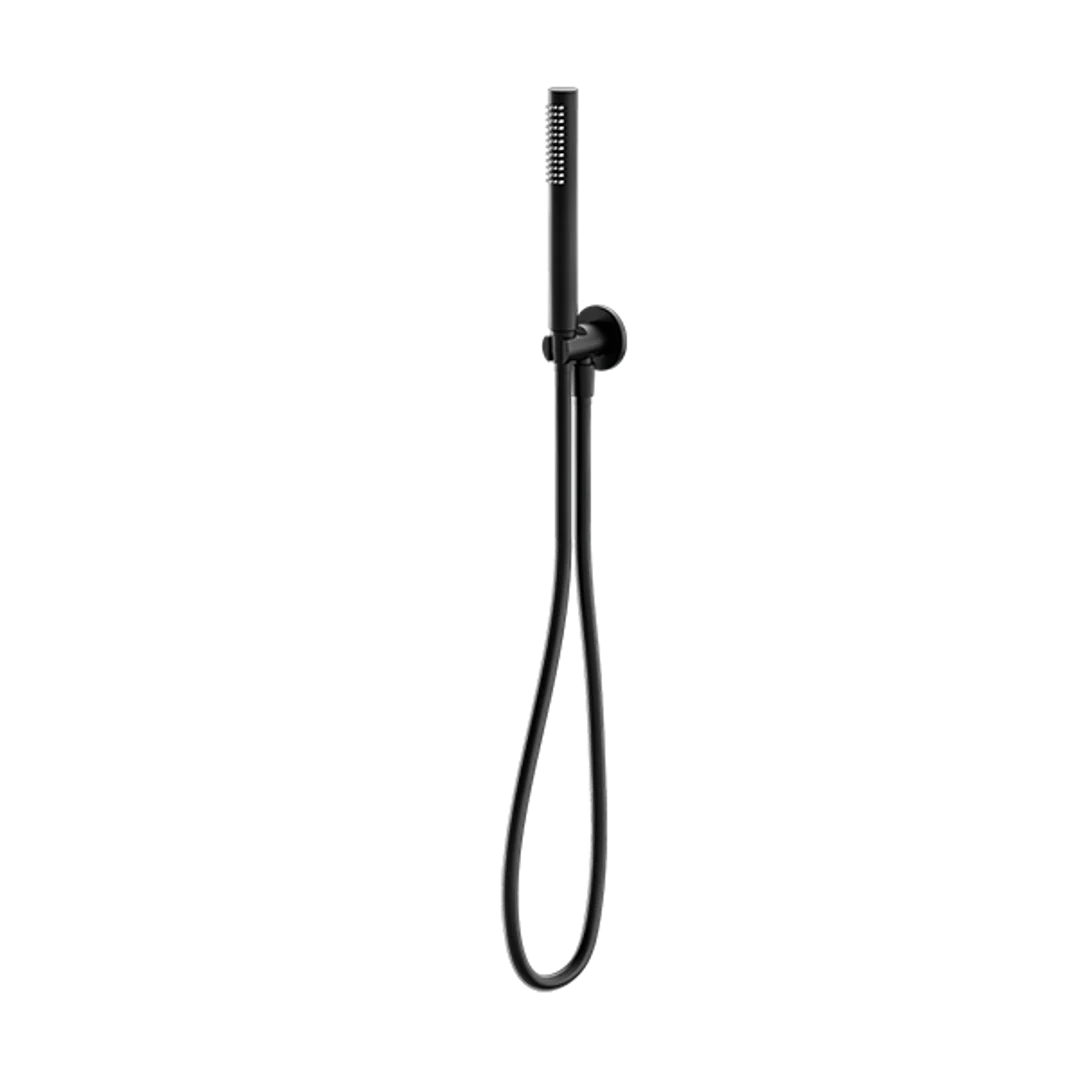Nero Round Shower Bracket Matte Black