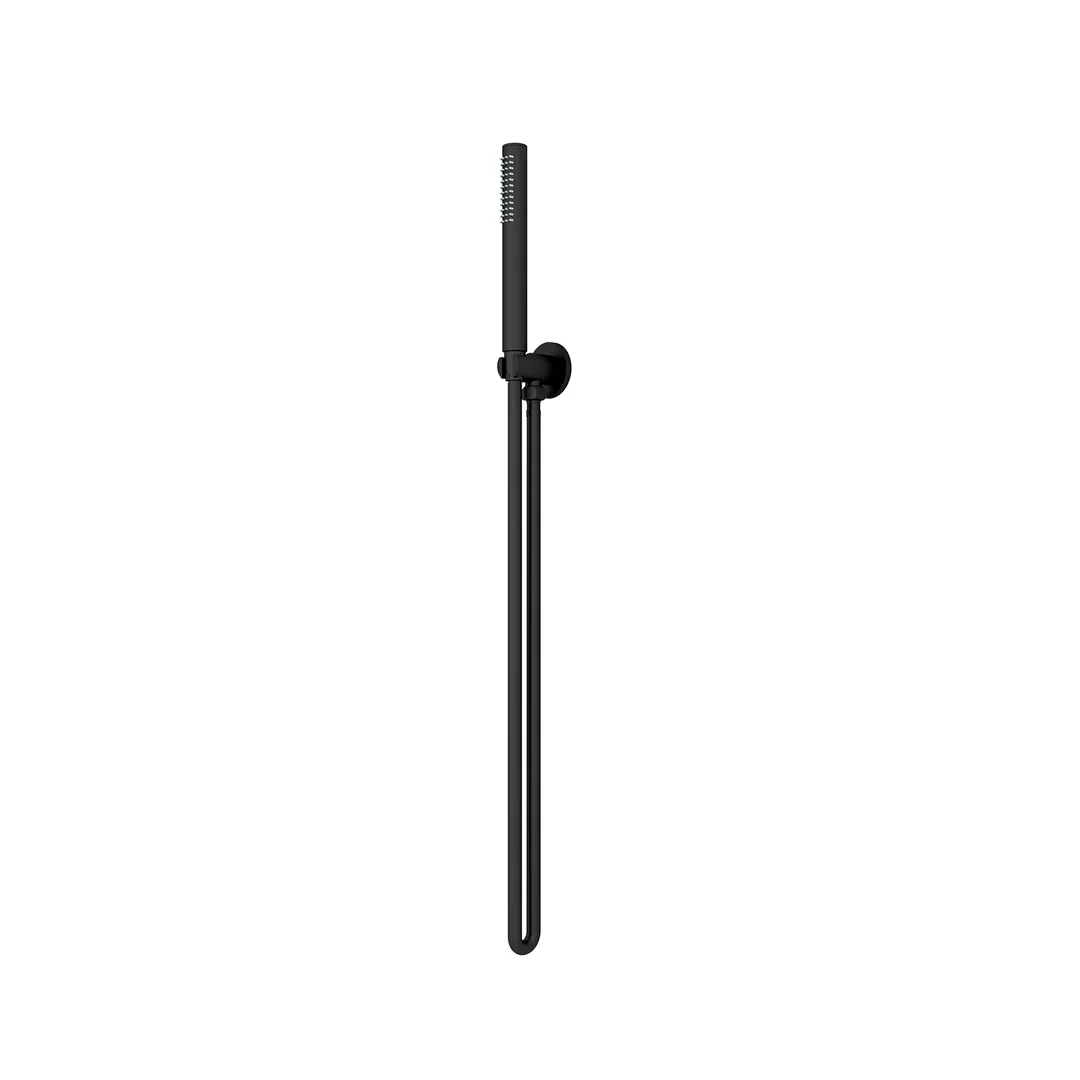 Nero Round Shower Bracket Matte Black - Image 2