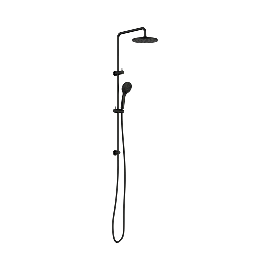 Round Twin Nero Shower With Air Nero Shower I - Matte Black