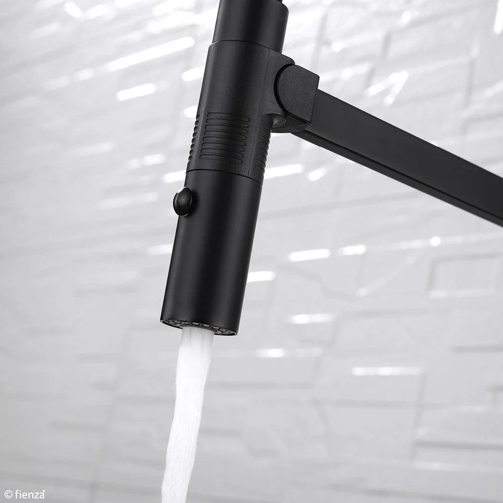 Fienza Sansa Pull Down Sink Mixer Matte Black - Image 6