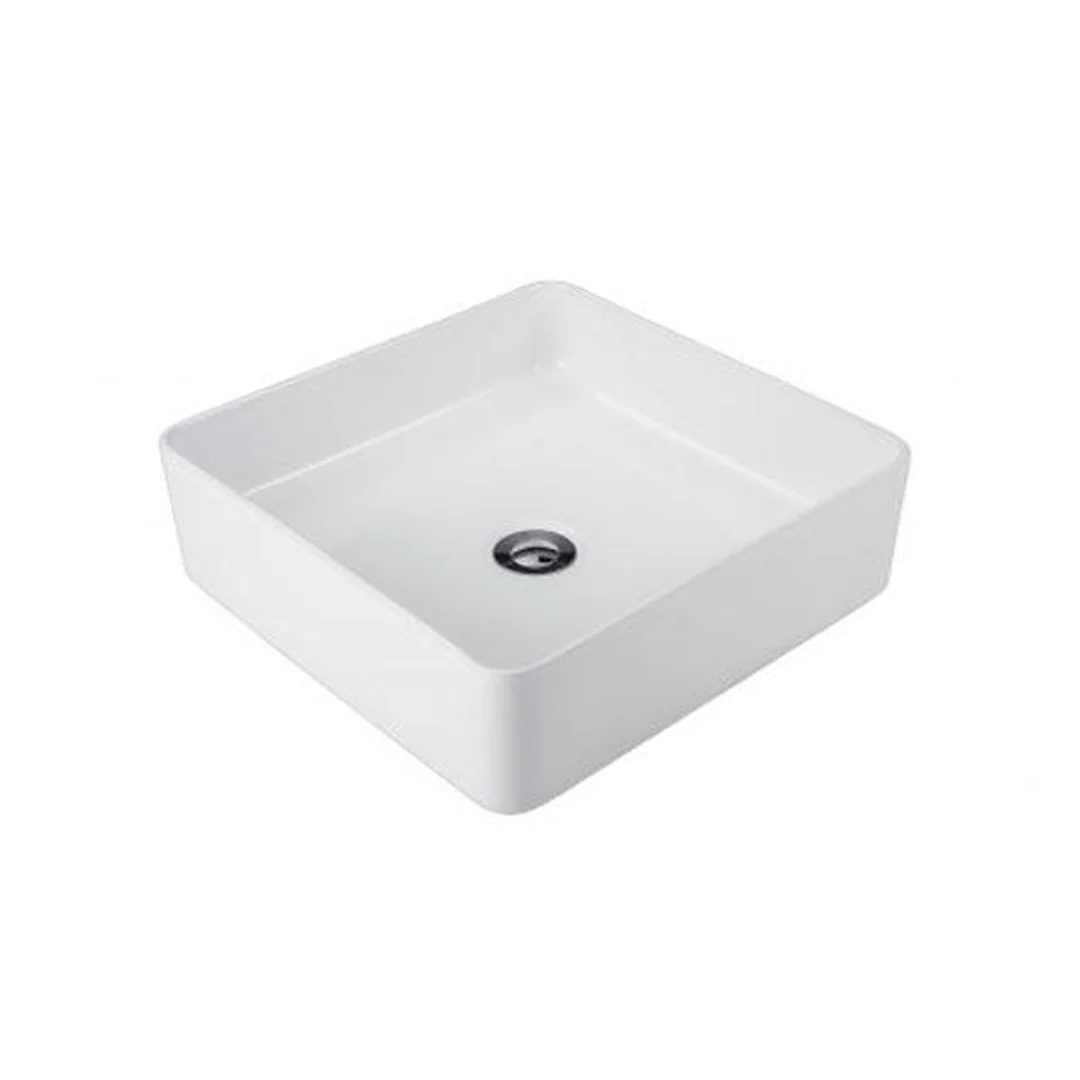 Seima Kyra Slim Line Above Counter Basin White 400 X 400 X 120 - Image 2