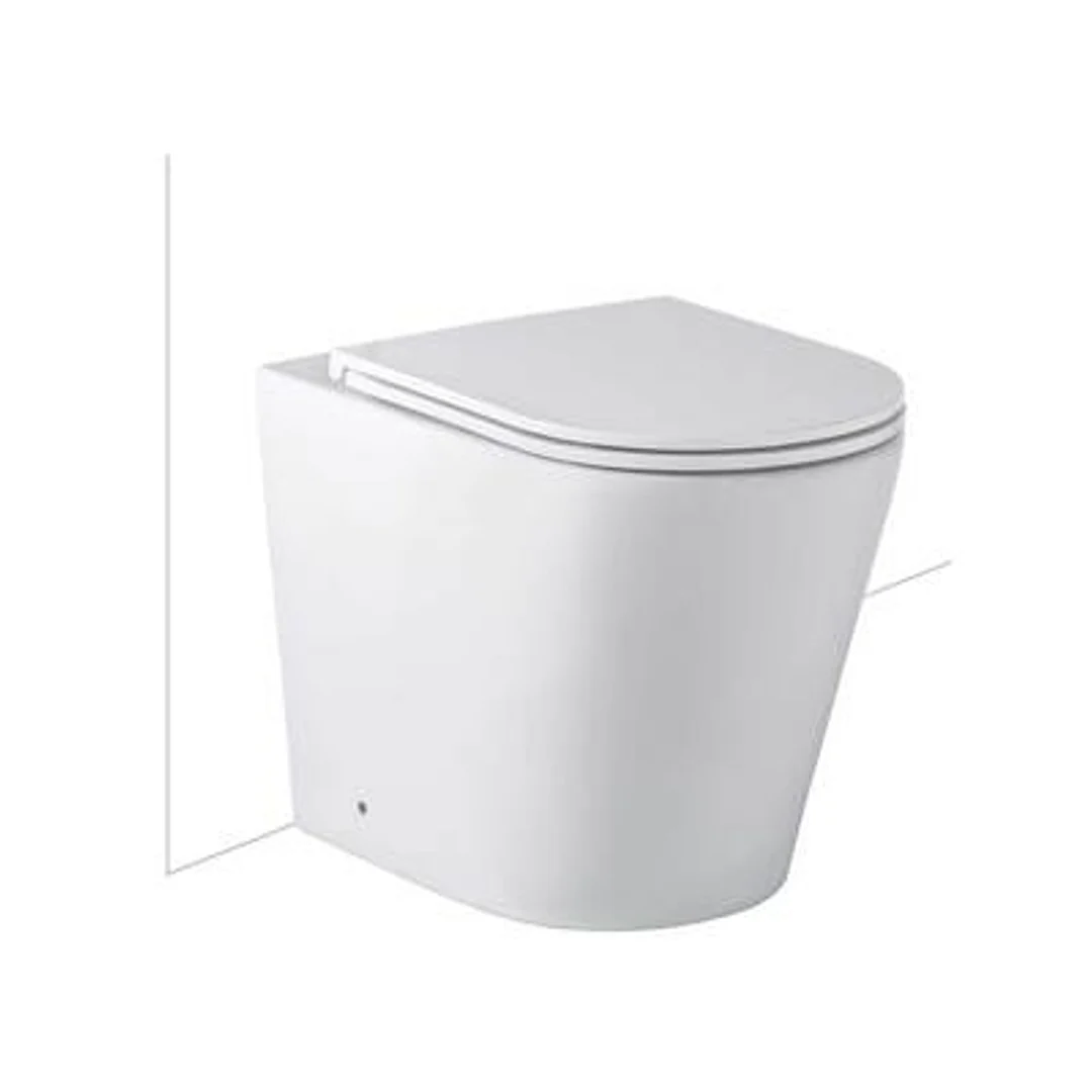 Seima Modia Sto-307-01 Floor Mount Clean Flush Pan And Flat Seat - Image 2