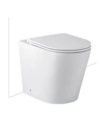 Seima Modia Sto-307-01 Floor Mount Clean Flush Pan And Flat Seat - Image 3