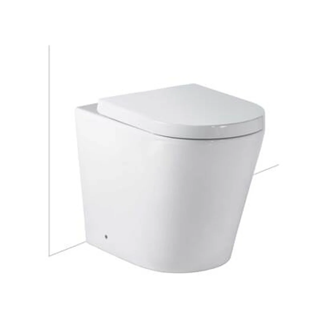 Seima Modia Sto-307-02 Floor Mount Clean Flush Pan And Deluxe Seat - Image 2
