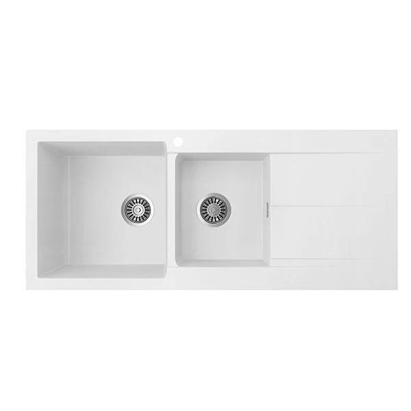 SEIMA OROS 1160 ARQSTONE SINK 1 BOWL WHITE 0 TAPHOLE 1160X500X210MM
