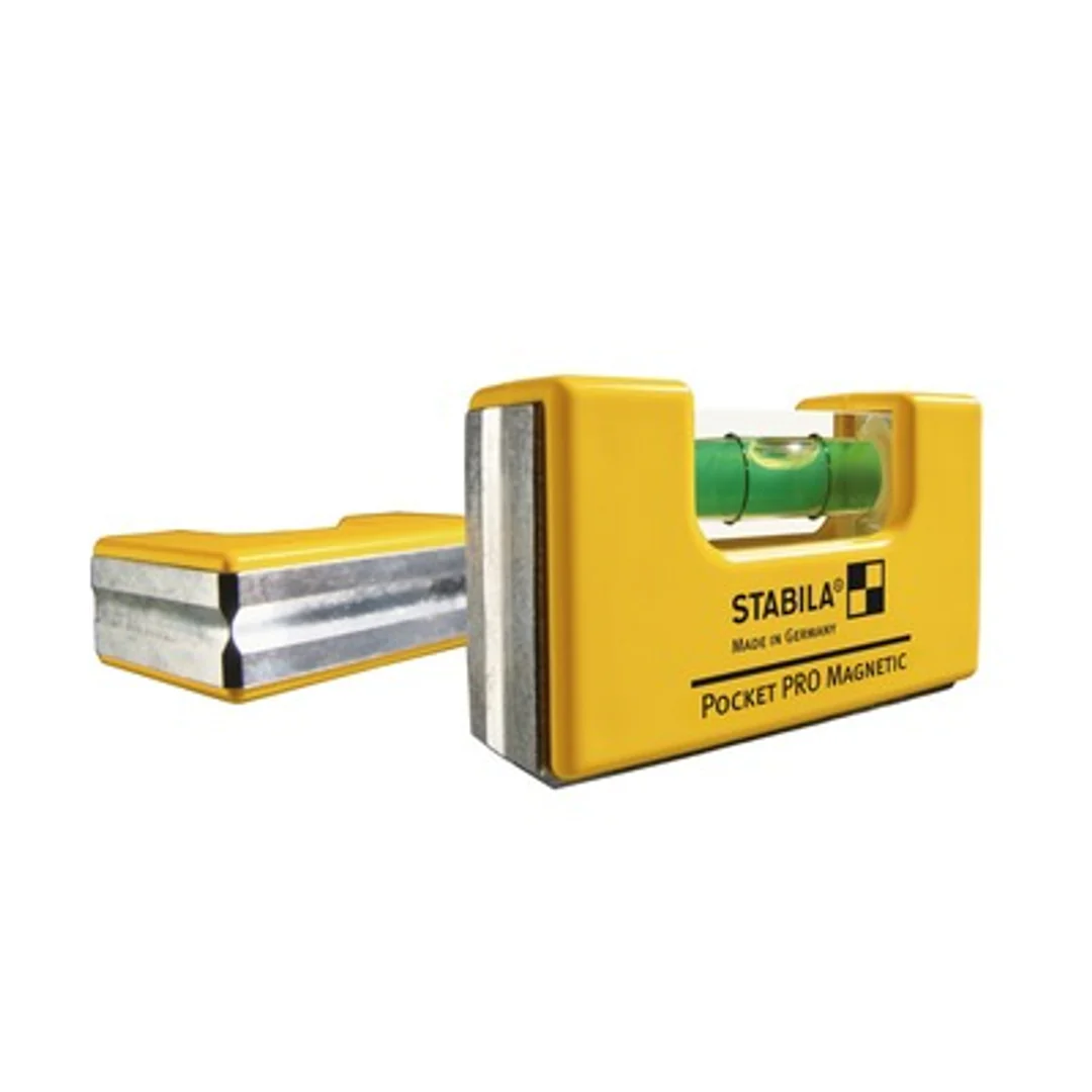 STABILA POCKET PRO 70MM MAGNETIC SPIRIT LEVEL WITH HOLSTER 17768