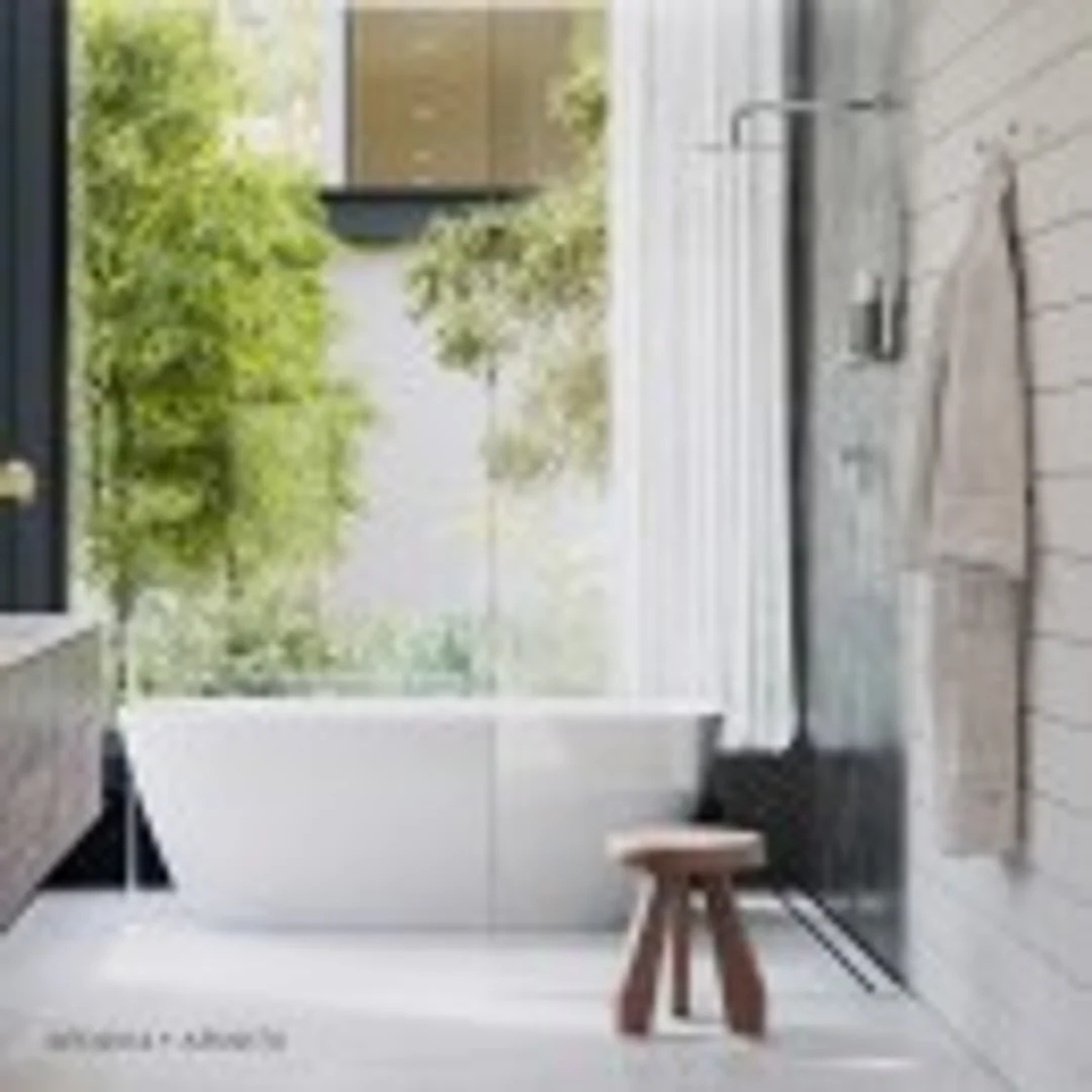 Streamline Arcisan 200 X 200 Shower Head Brushed Brass - Image 3