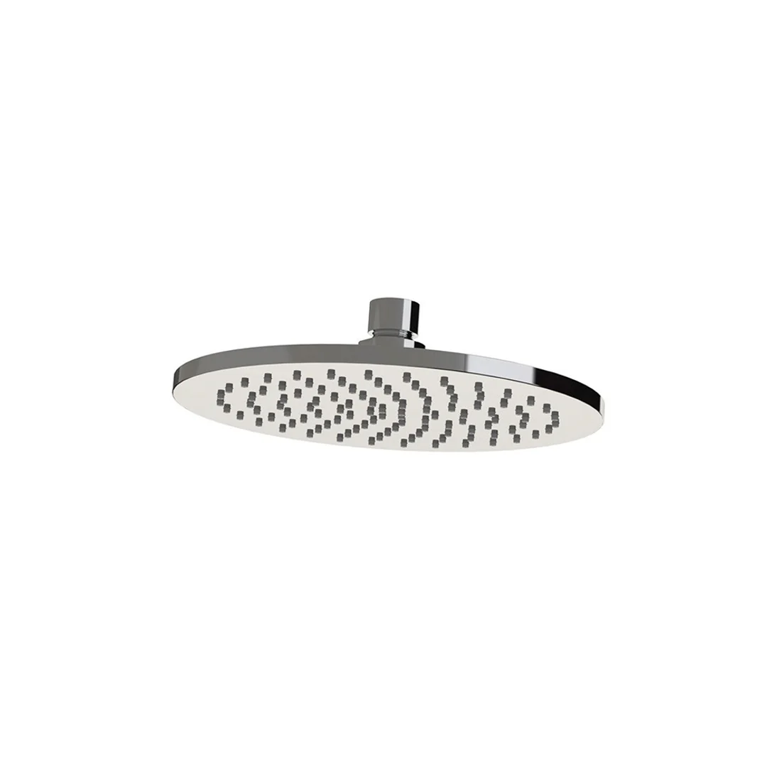 Streamline Arcisan 200mm X 8mm Brass Round Shower Head Brushed Nickel