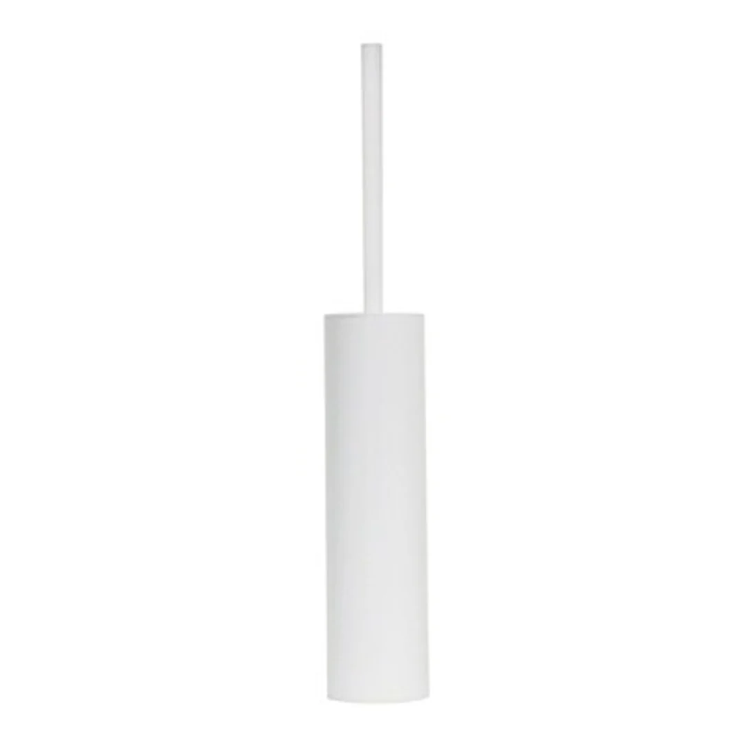 Streamline Arcisan Round Wall/Floor Toilet Brush Holder White - Image 2