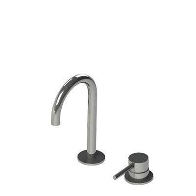 Streamline Axus Pin Lever 2 Hole Basin Mixer Brushed Gun Metal - Image 3