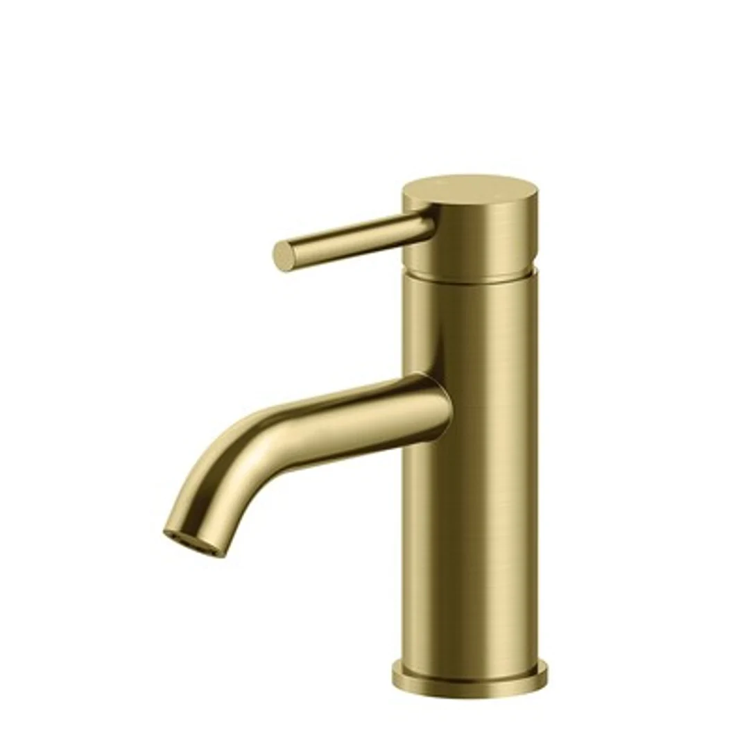 Streamline Axus Pin Lever Basin Mixer Brushed Brass Pvd - Image 2