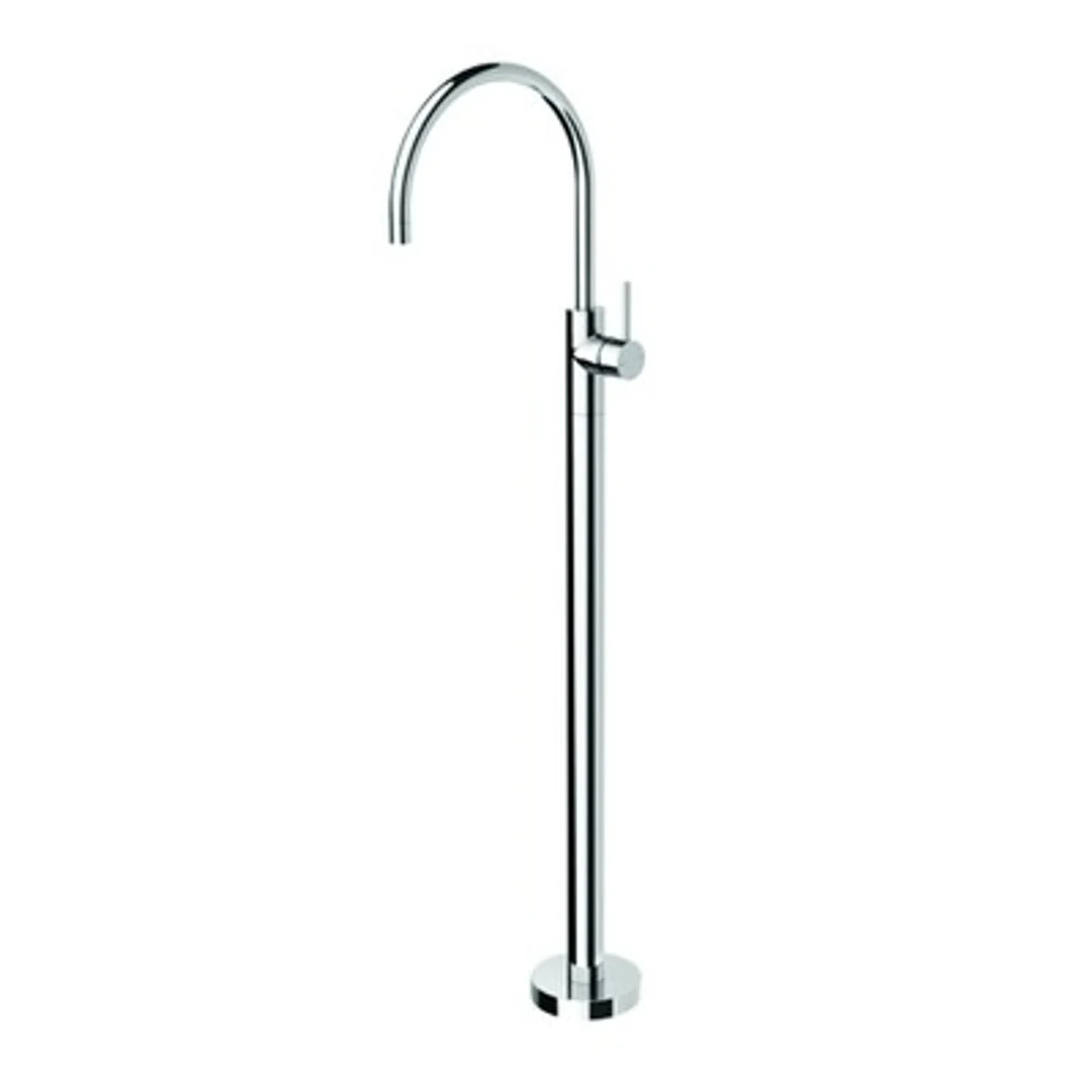 Streamline Axus Pin Lever Free Standing Bath Mixer Rose Gold - Image 2