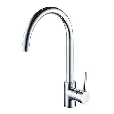 Streamline Axus Pin Lever Gooseneck Sink Mixer Brushed Nickel - Image 4