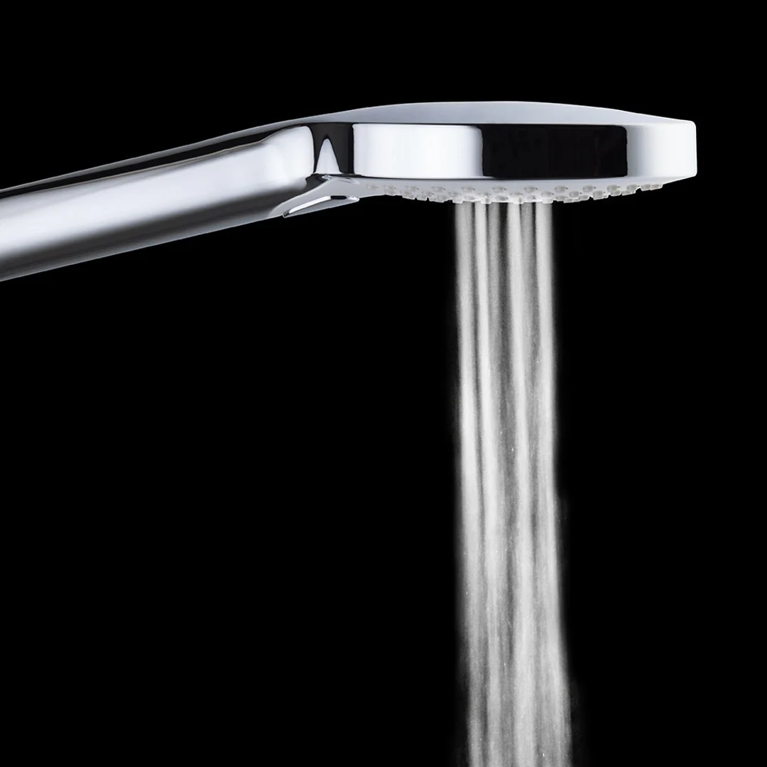 Streamline Axus Shower Column Dual In Div 250Mm Head Air-Fusion H/Shower Brushed Brass PVD - Image 3