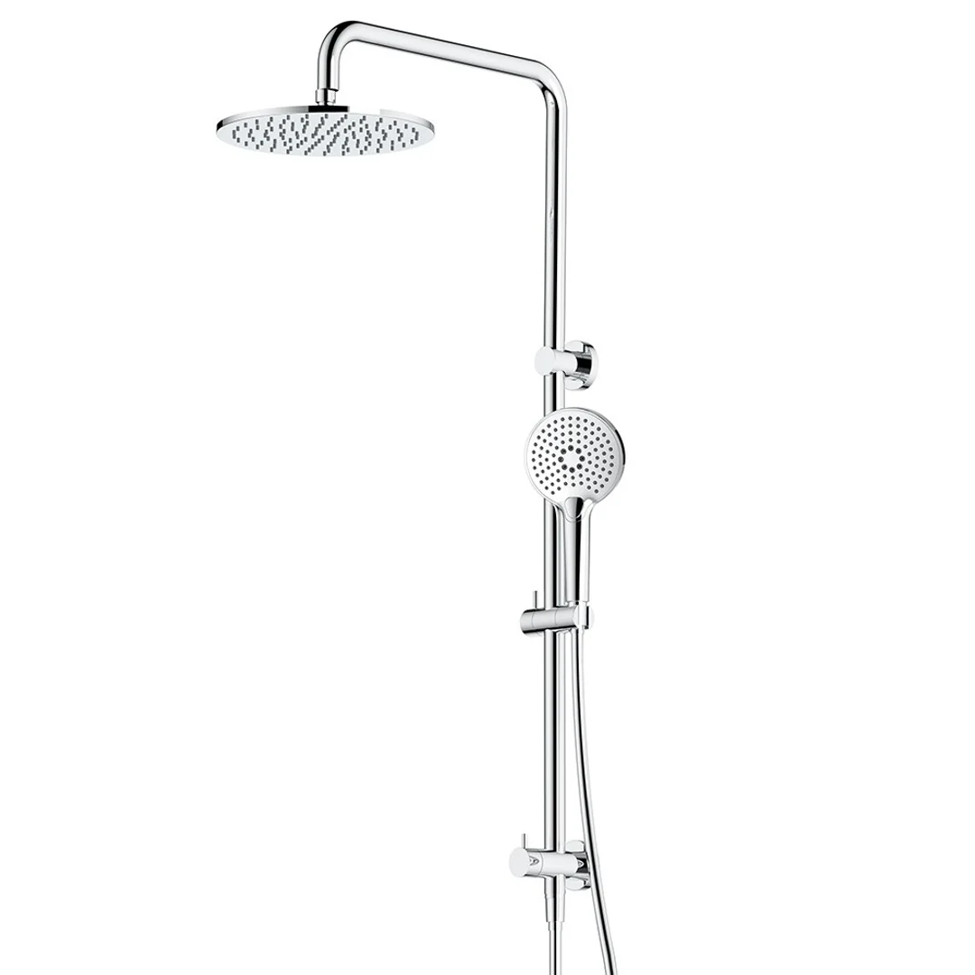 Streamline Axus Shower Column Dual In Div 250Mm Head Air-Fusion H/Shower Chrome