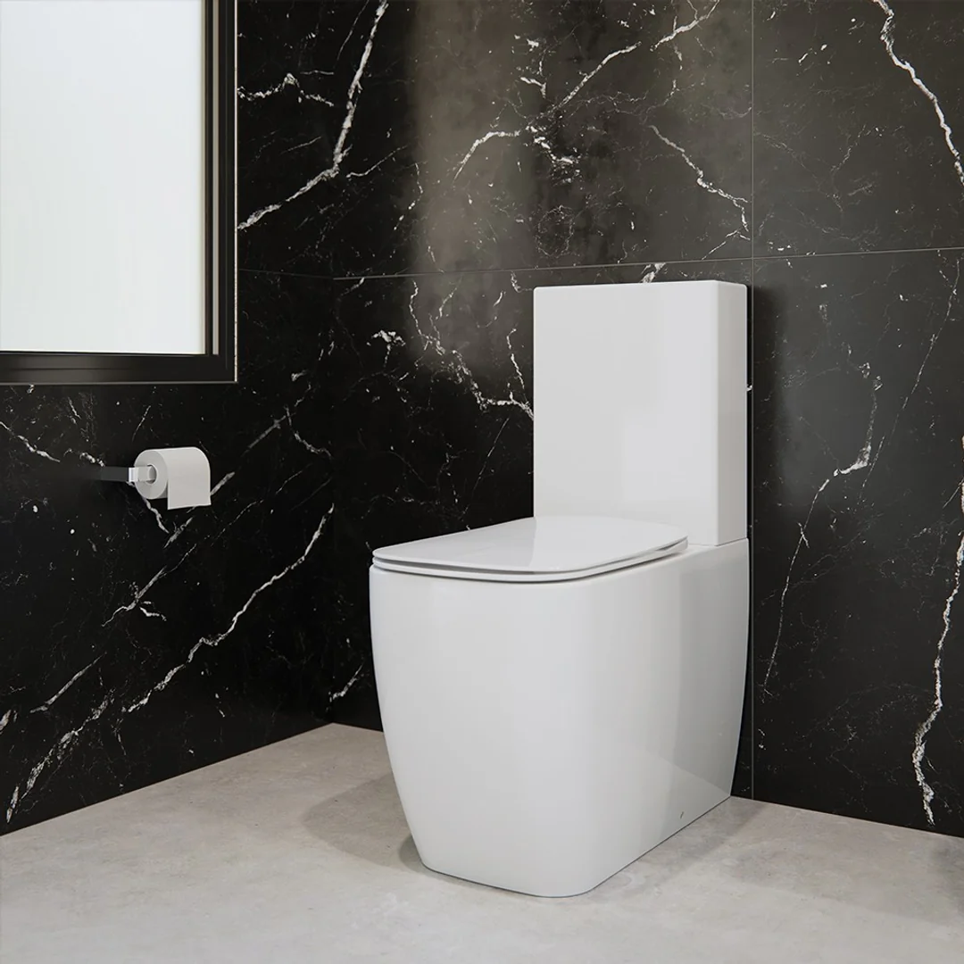 Streamline Eneo Btw Back Inlet Toilet Suite Slim Line Seat - Image 4