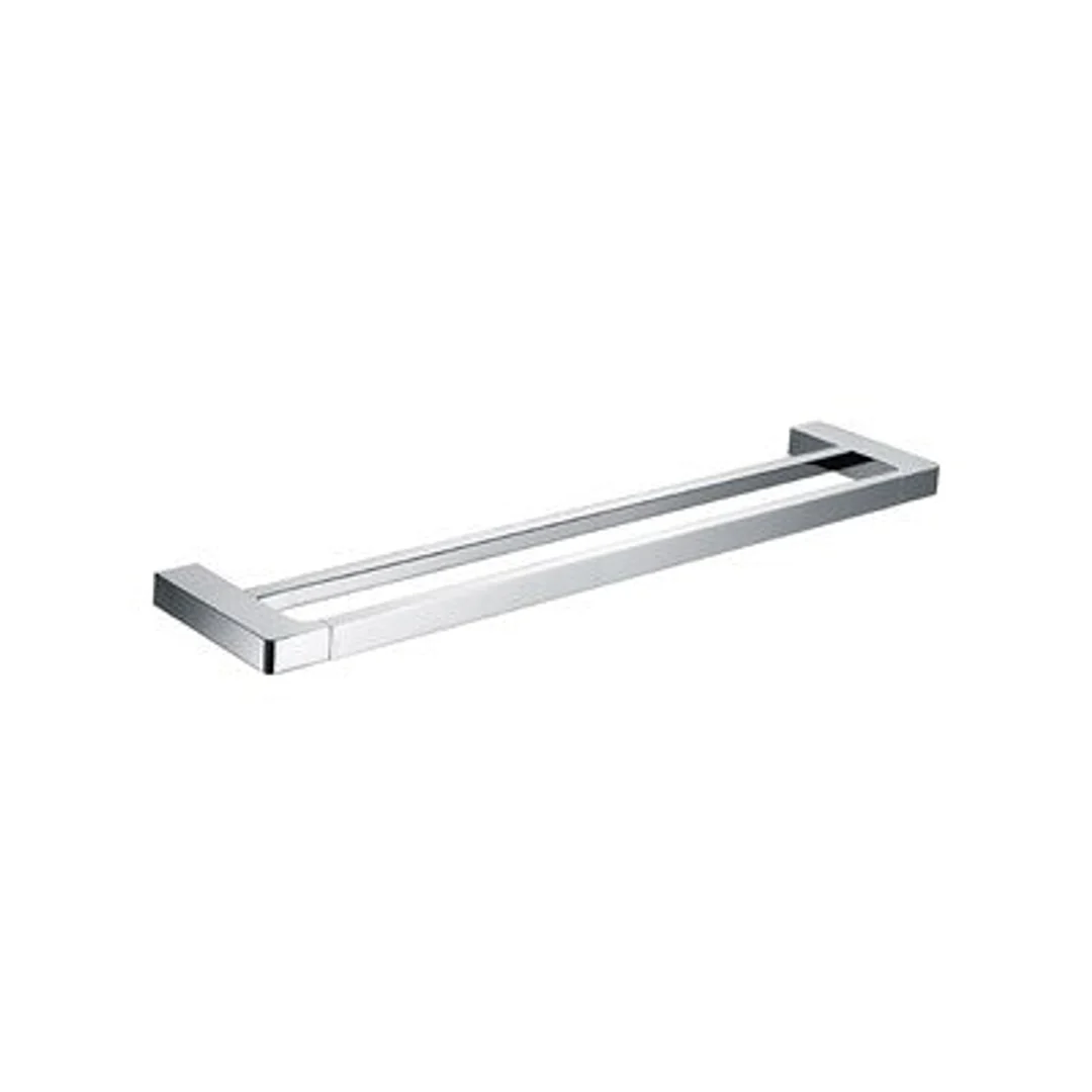 Streamline Eneo Double Towel Rail 60cm - Satin Nickel - Image 2
