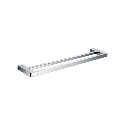 Streamline Eneo Double Towel Rail 60cm - Satin Nickel - Image 4