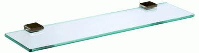 Streamline Eneo Glass Shelf 50Cm - Matt Black - Image 4